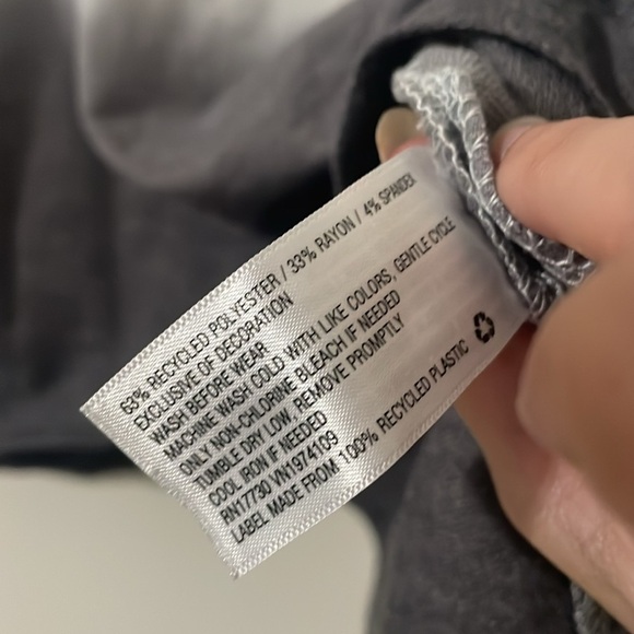 Knox Rose Women Long Sleeve Sweatshirt Blue Ombre Size S - Picture 5 of 7